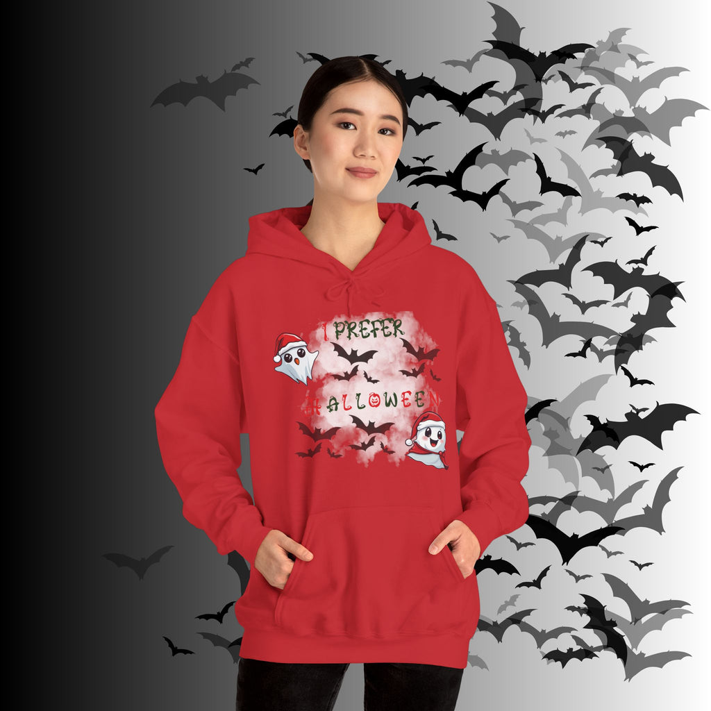 I Prefer Halloween Ghost Hoodie — Kawaii Gothic Christmas