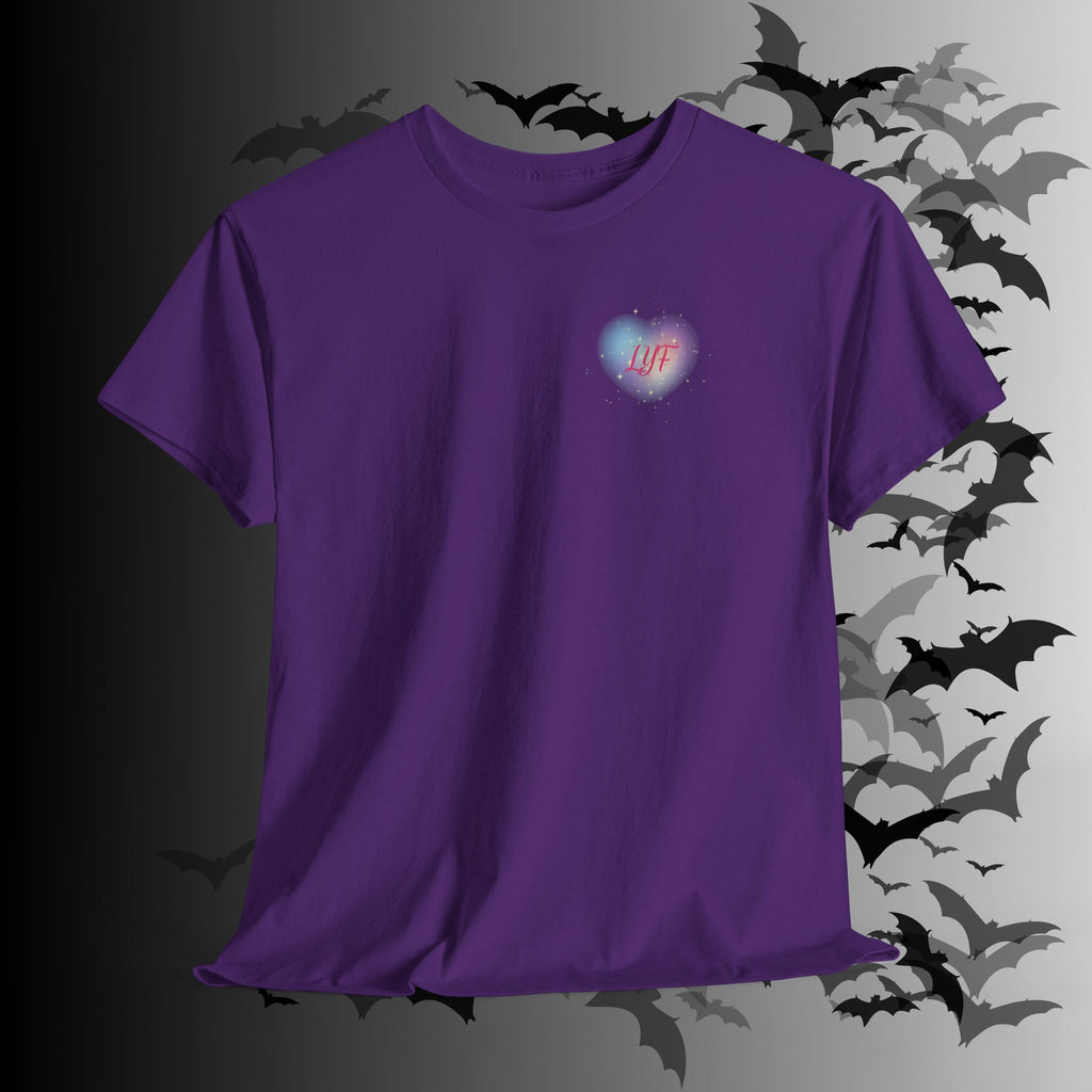 "Love You Forever" Gothic Skeleton Couples T-Shirt — Goth Valentine's Day Matching Tee