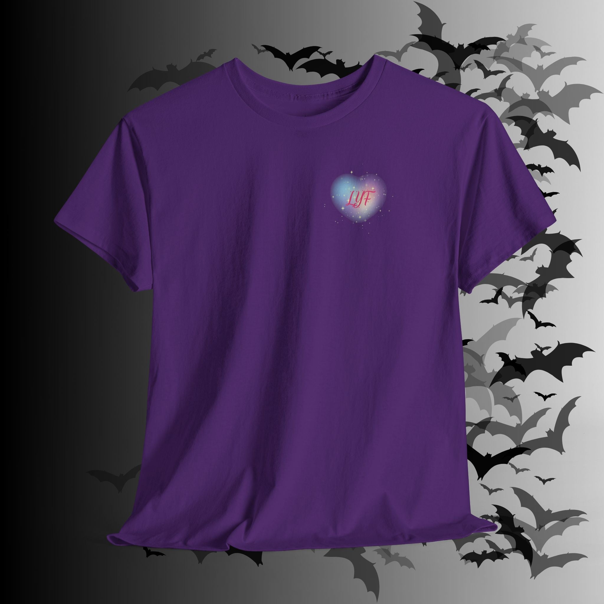 "Love You Forever" Gothic Skeleton Couples T-Shirt — Goth Valentine's Day Matching Tee