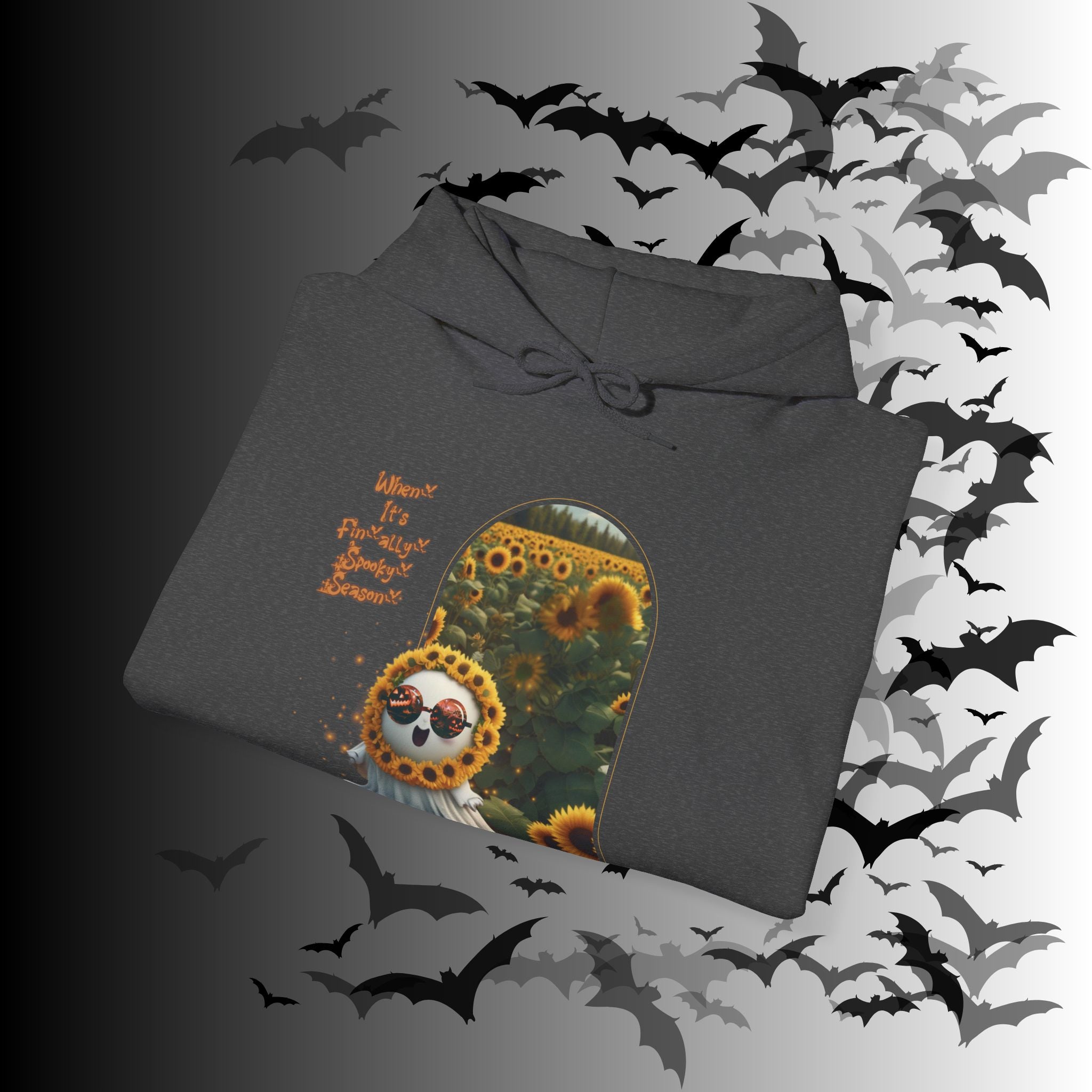Summerween Ghost Hoodie — When It's Finally Spooky Season Pullover