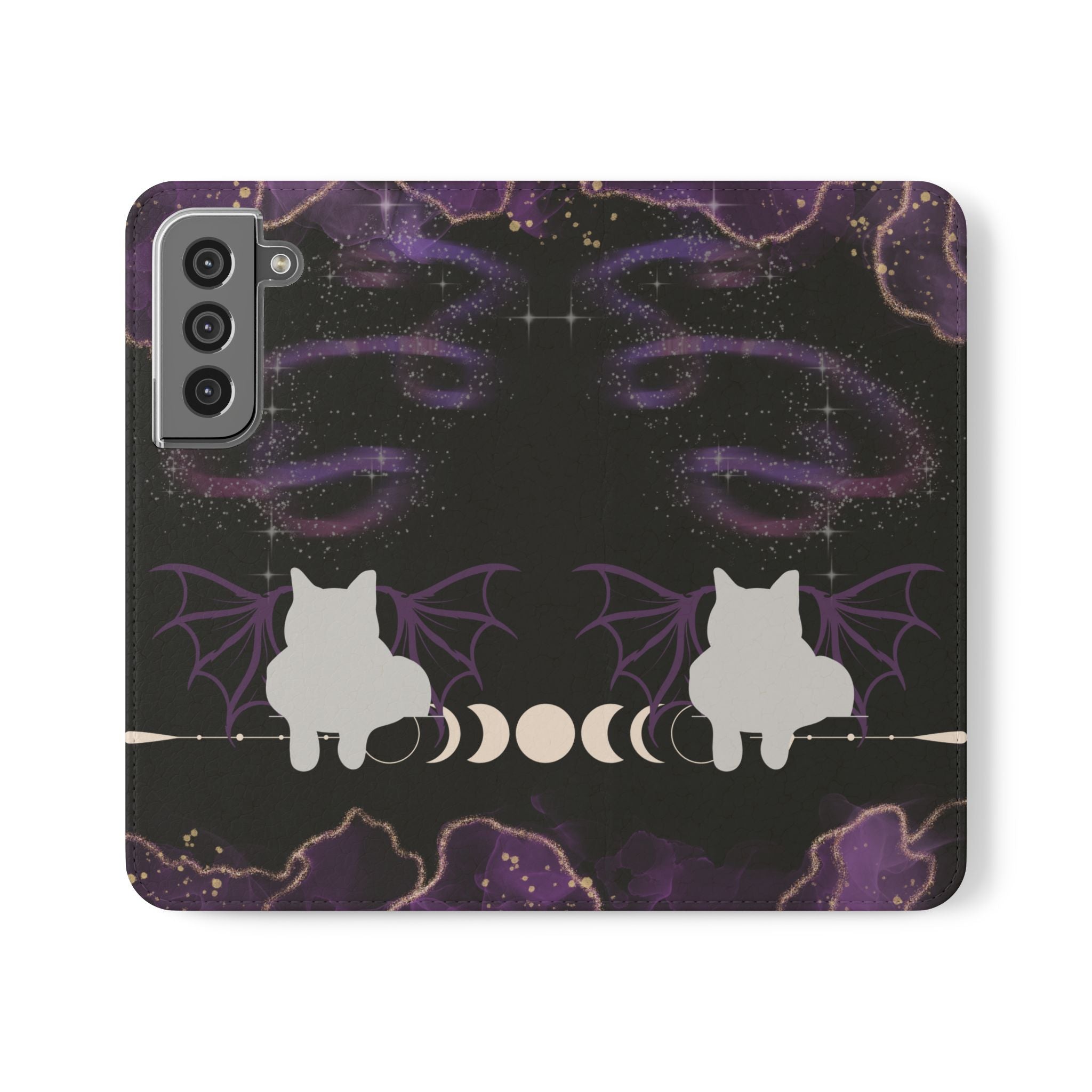 Copy of Goth Botanical Flip Wallet Case for iPhone and Samsung Galaxy Phones