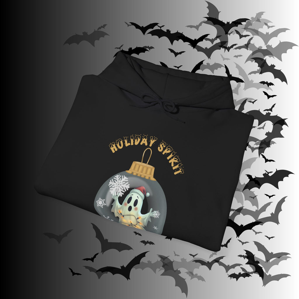 Holiday Spirit Hoodie — Ghost Christmas Ornament Gothmas Pullover