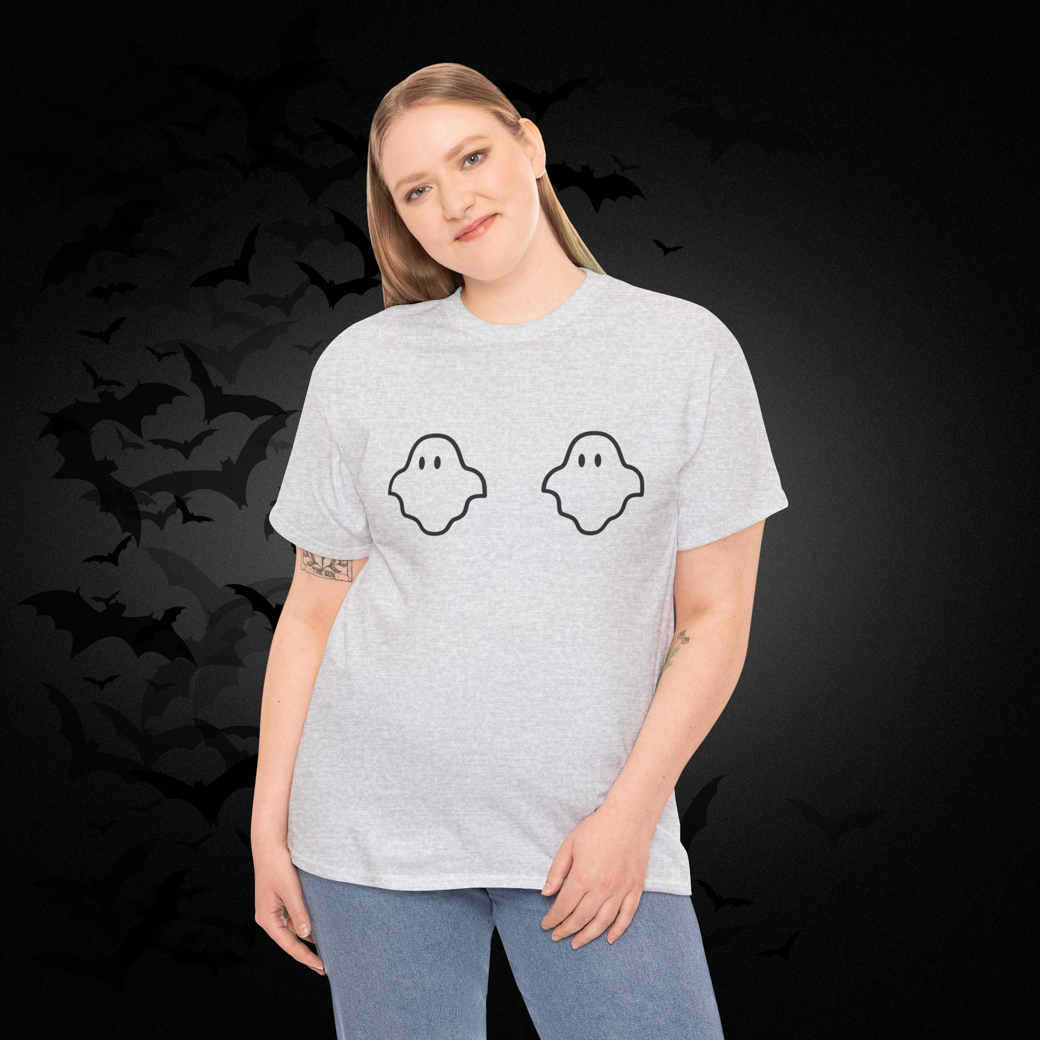 "Boo-bies" Ghost Pun Halloween T-Shirt — Funny Spooky Season Tee