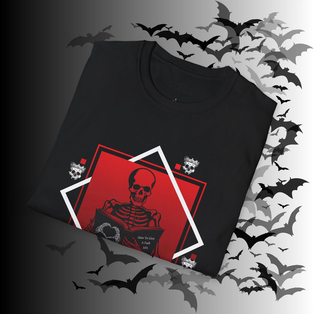 Gothic Skeleton Self Love Club T-Shirt — Dark Academia Graphic Tee