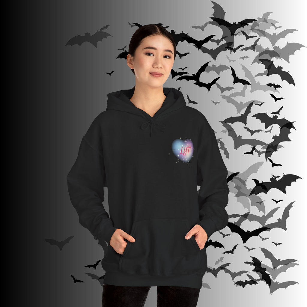 Love You Forever Skeleton Hoodie — Gothic Valentine's Couples Pullover
