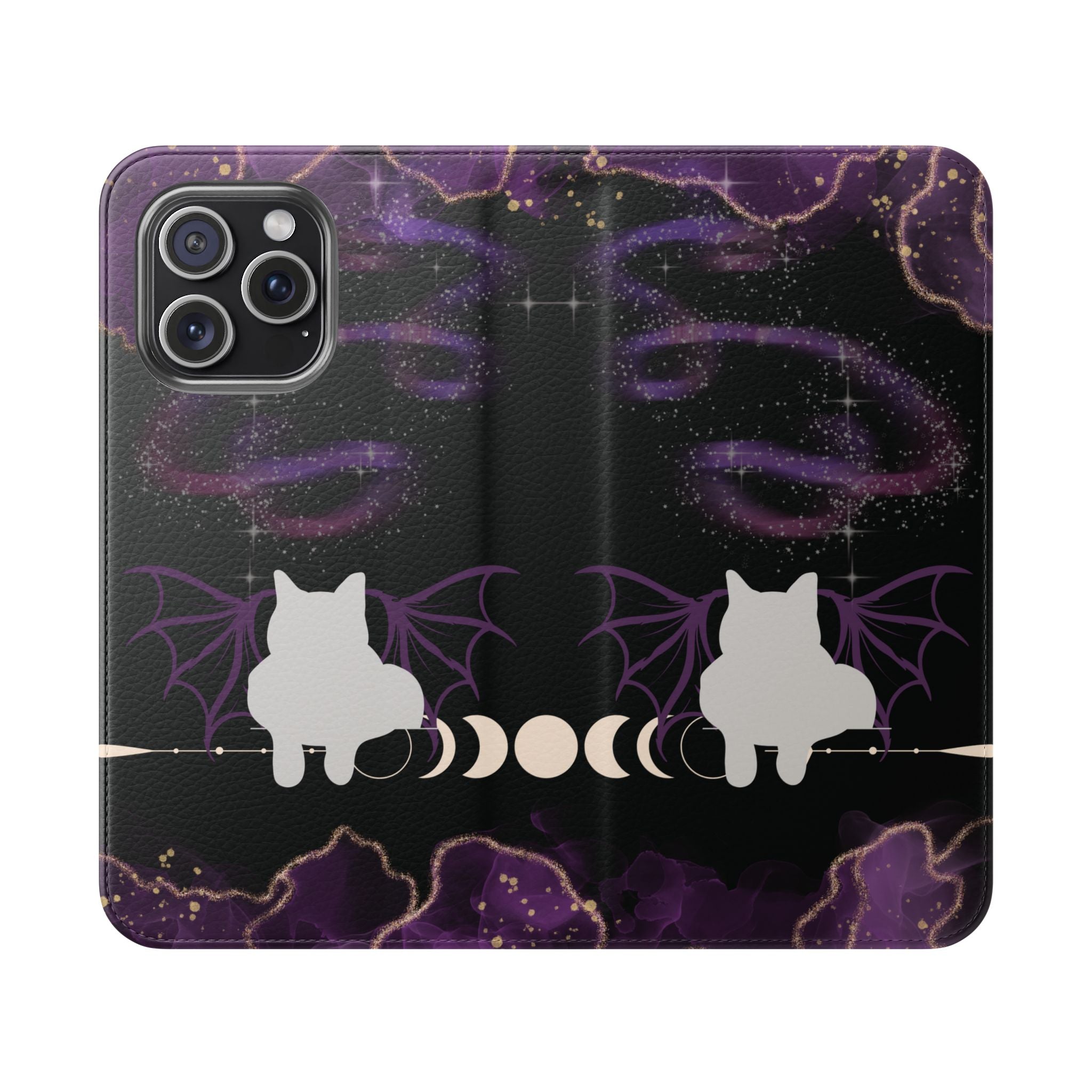 Copy of Goth Botanical Flip Wallet Case for iPhone and Samsung Galaxy Phones