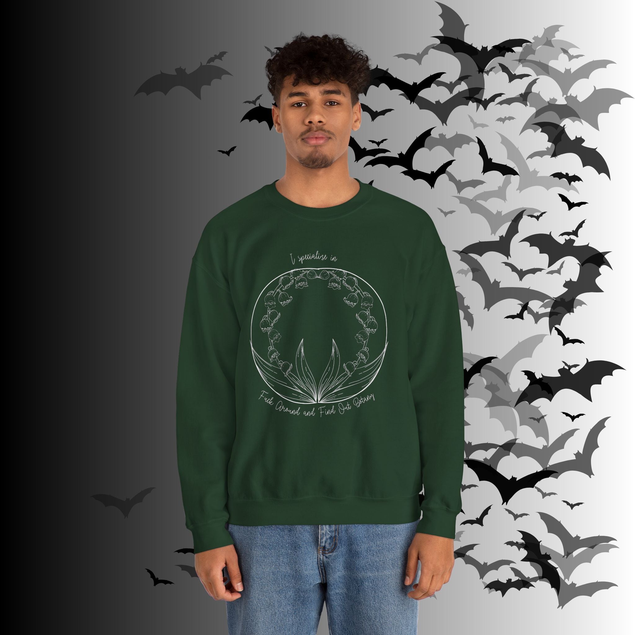 Witchy Botanist Crewneck Sweatshirt — F*ck Around and Find Out Botany