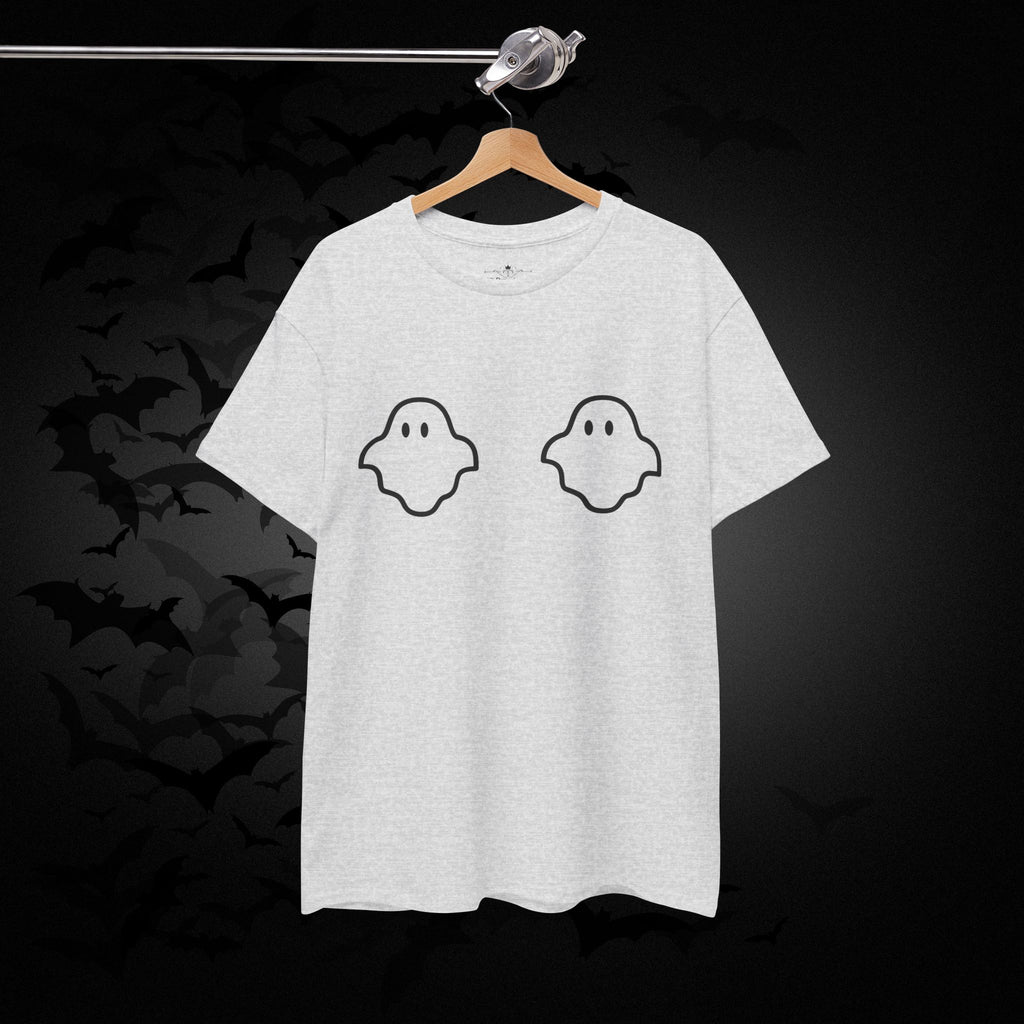 "Boo-bies" Ghost Pun Halloween T-Shirt — Funny Spooky Season Tee