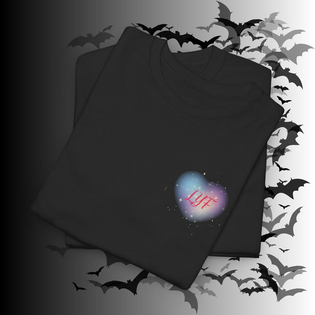 "Love You Forever" Gothic Skeleton Couples T-Shirt — Goth Valentine's Day Matching Tee