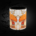 Autumn Mushroom Cute Coffee Mug — Fall Kawaii Accent Mug (11/15oz)