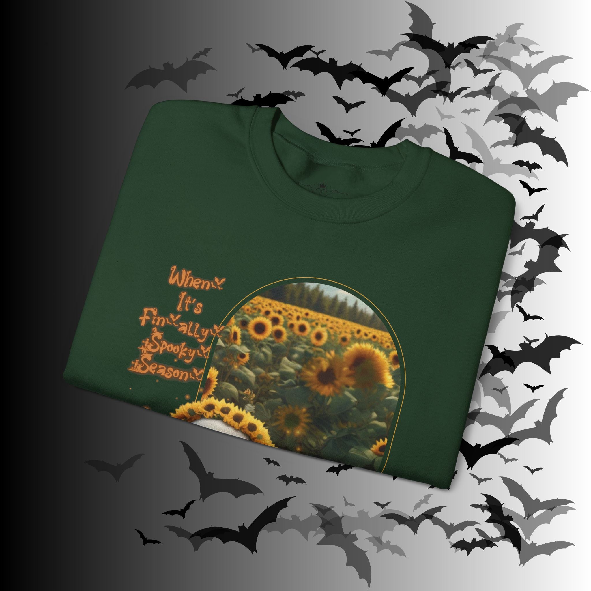 Summerween Ghost Crewneck Sweatshirt — When It's Finally Spooky Season