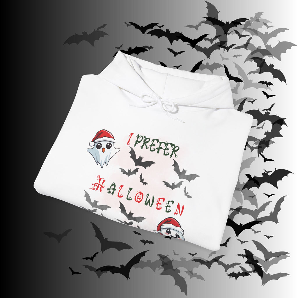 I Prefer Halloween Ghost Hoodie — Kawaii Gothic Christmas