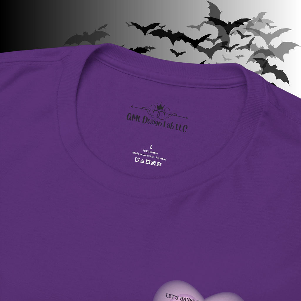 "Let's Haunt People Together Forever" Ghost Couples T-Shirt — Matching Halloween Tee