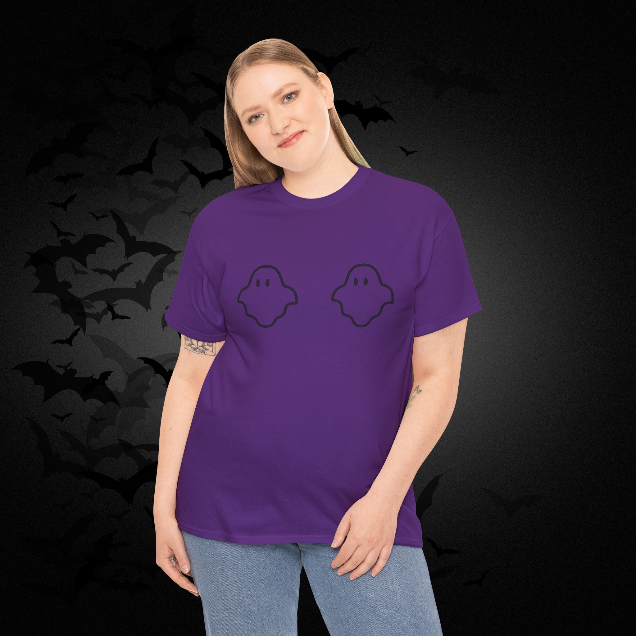 "Boo-bies" Ghost Pun Halloween T-Shirt — Funny Spooky Season Tee