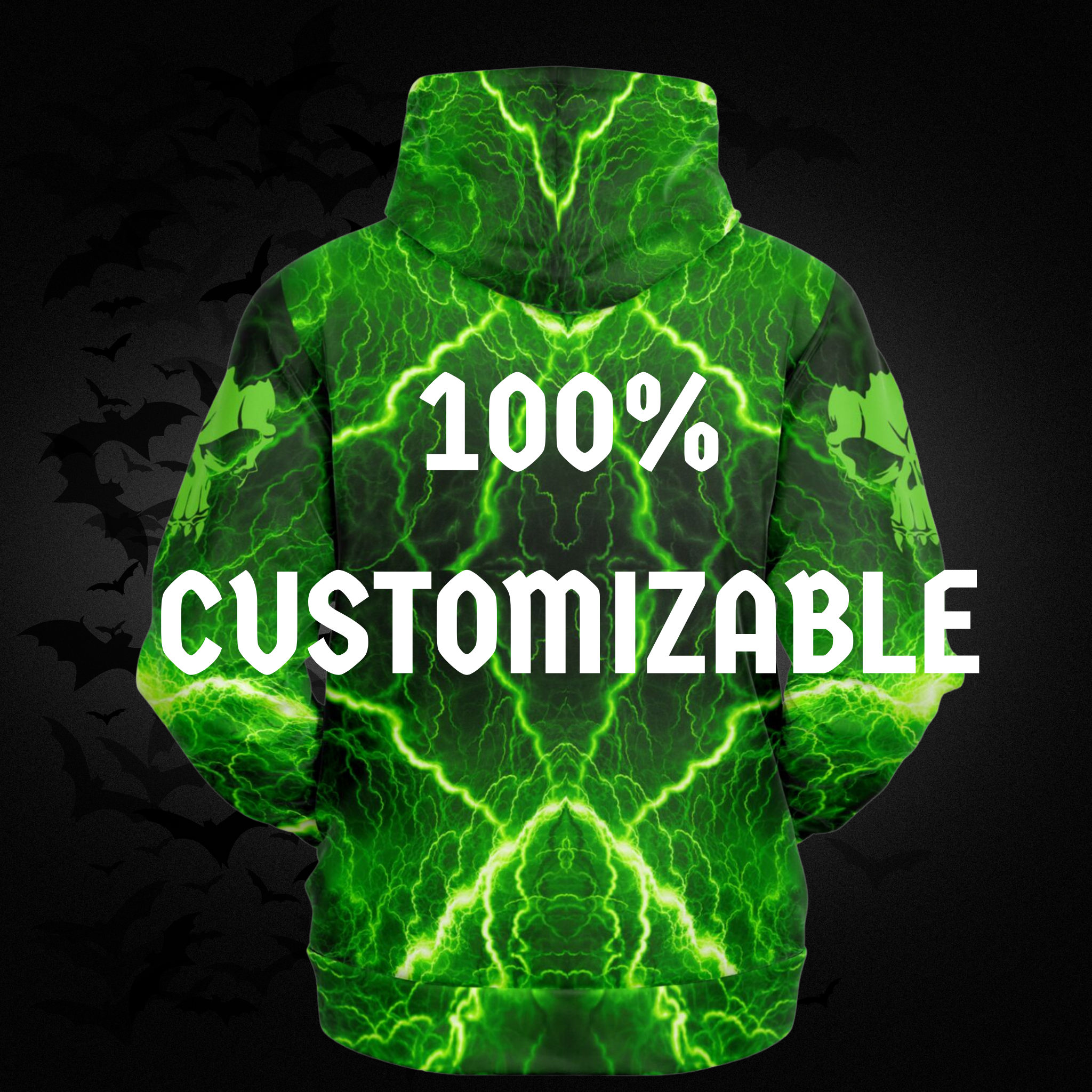 Custom All Over Print Hoodie | Fully Personalized Unisex Pullover