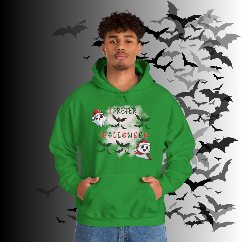 I Prefer Halloween Ghost Hoodie — Kawaii Gothic Christmas