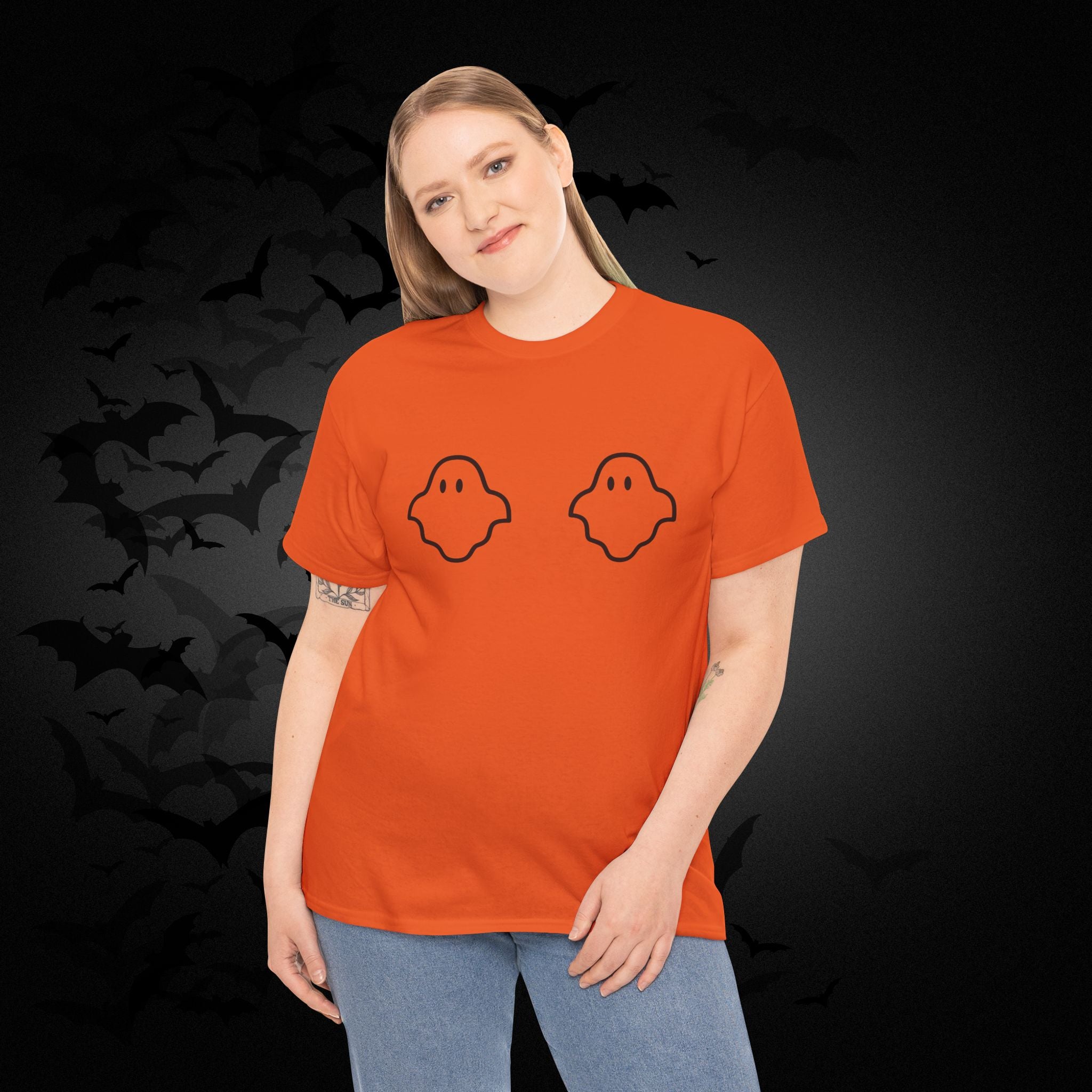 "Boo-bies" Ghost Pun Halloween T-Shirt — Funny Spooky Season Tee