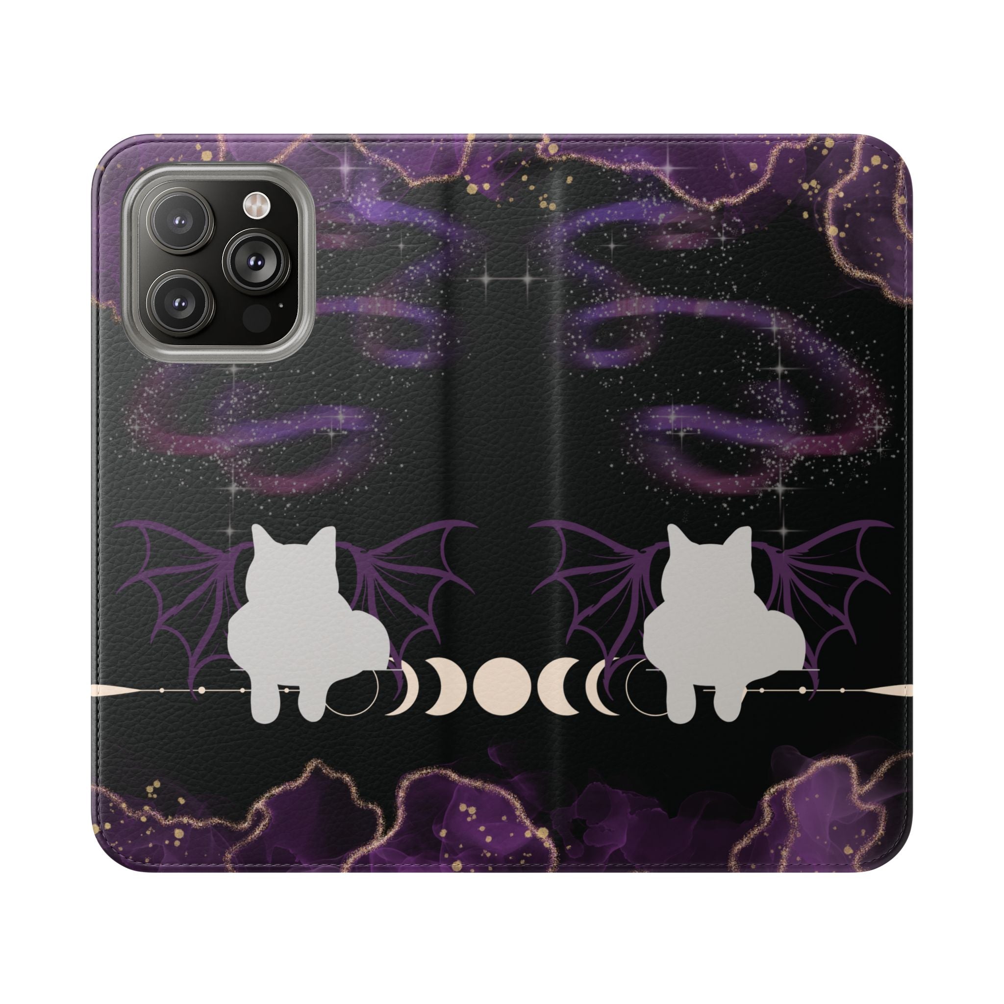 Copy of Goth Botanical Flip Wallet Case for iPhone and Samsung Galaxy Phones