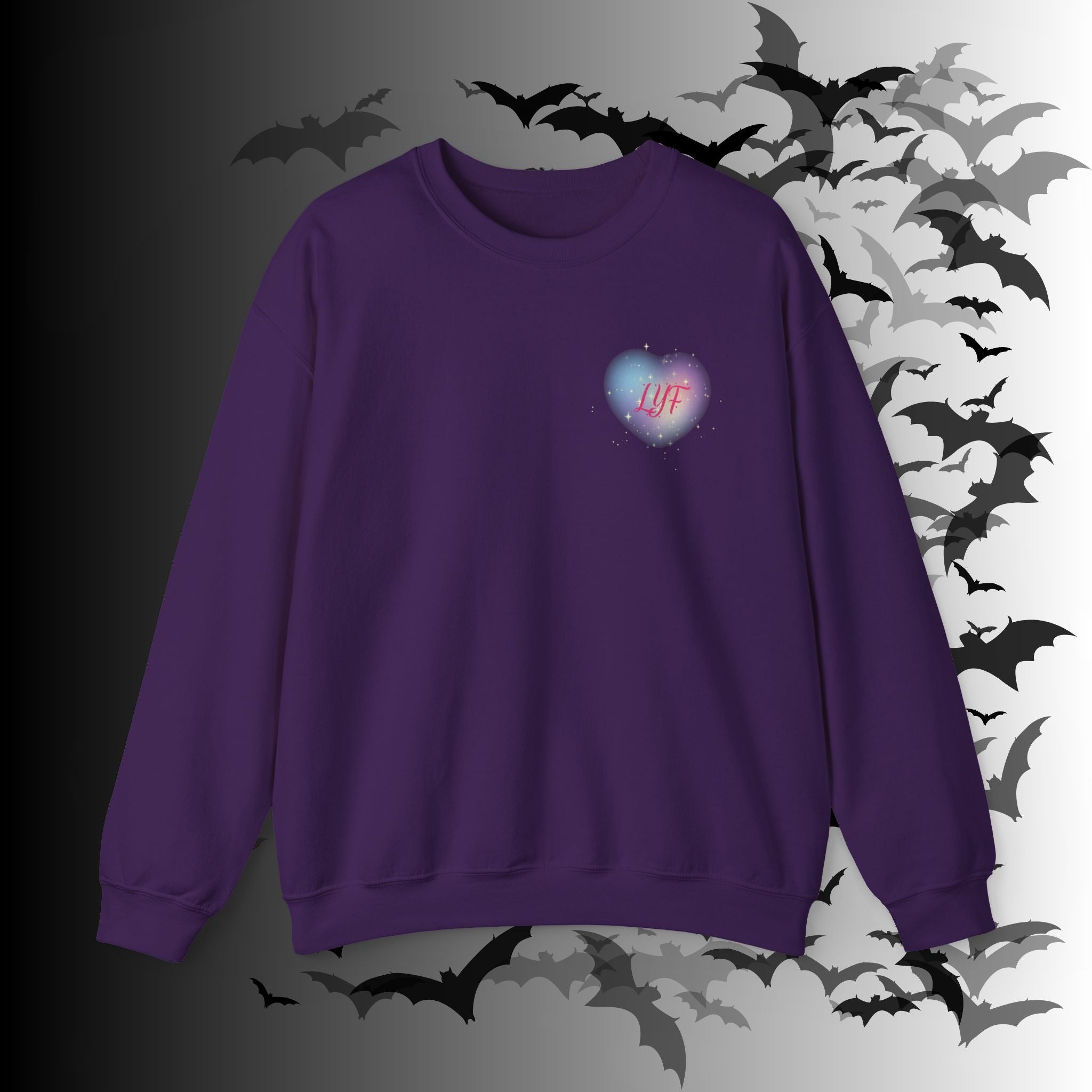 Love You Forever Skeleton Crewneck Sweatshirt — Gothic Valentine's Couples
