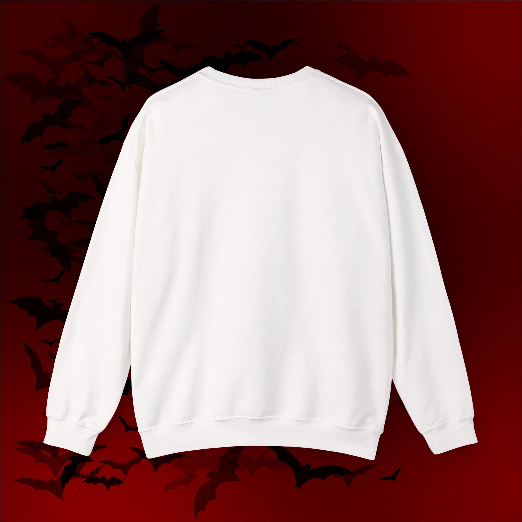 Gothic Raven Heart Crewneck Sweatshirt — Dark Romance Valentine's Day