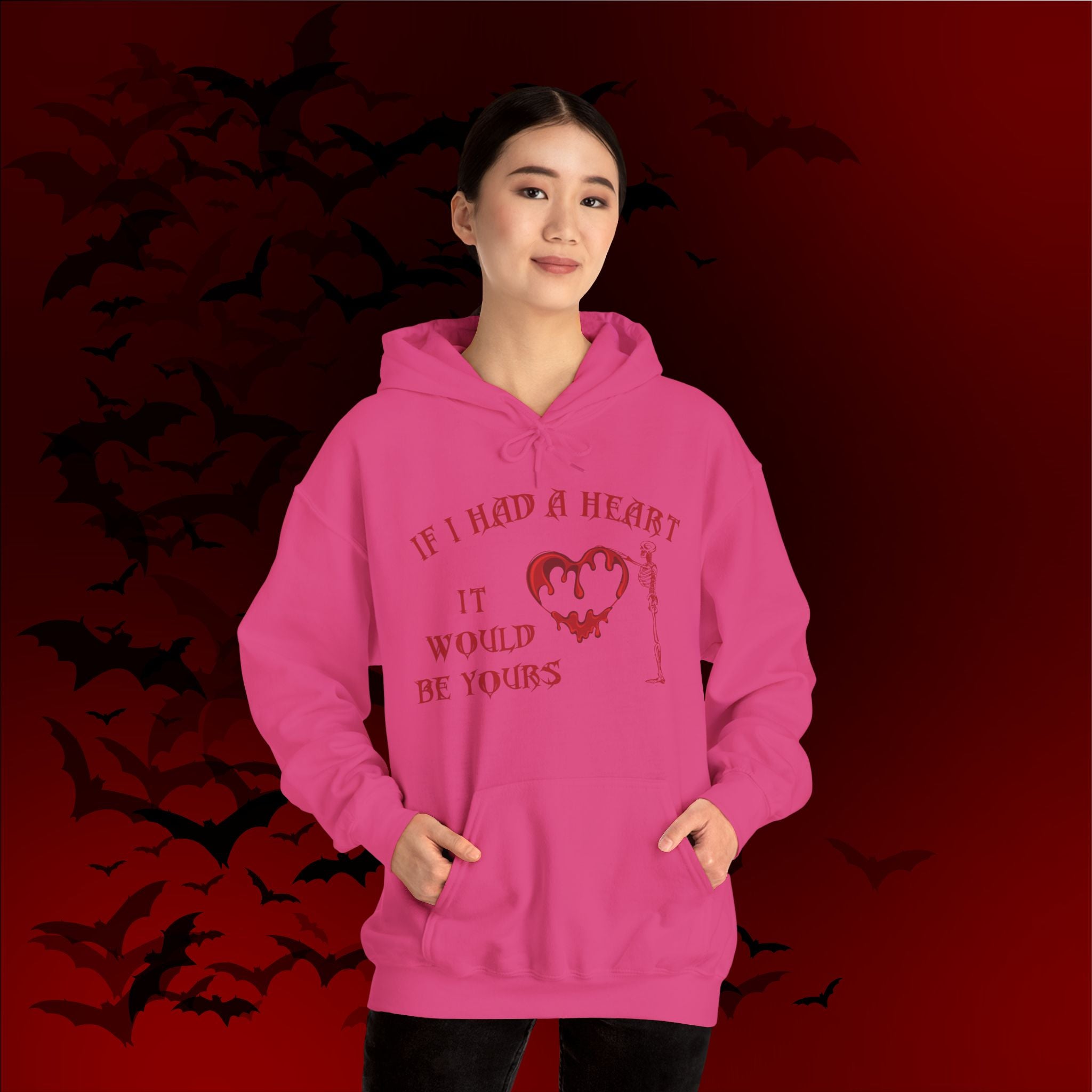 If I Had a Heart It Would Be Yours Hoodie — Gothic Valentine's Day Pullover