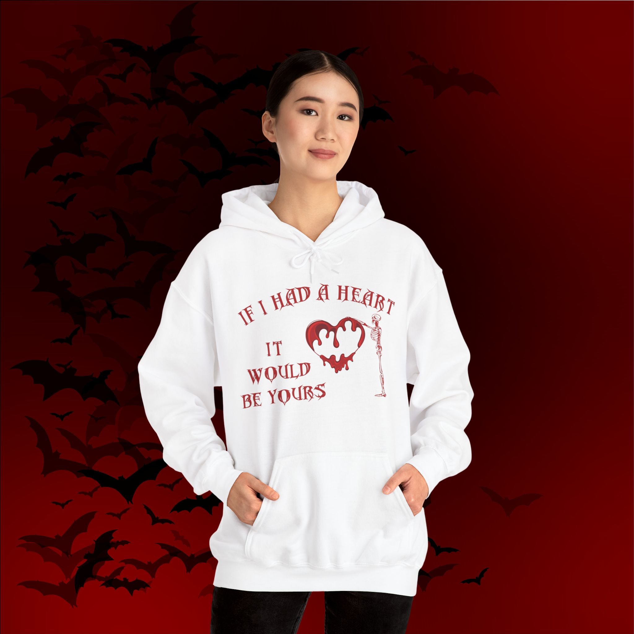 If I Had a Heart It Would Be Yours Hoodie — Gothic Valentine's Day Pullover