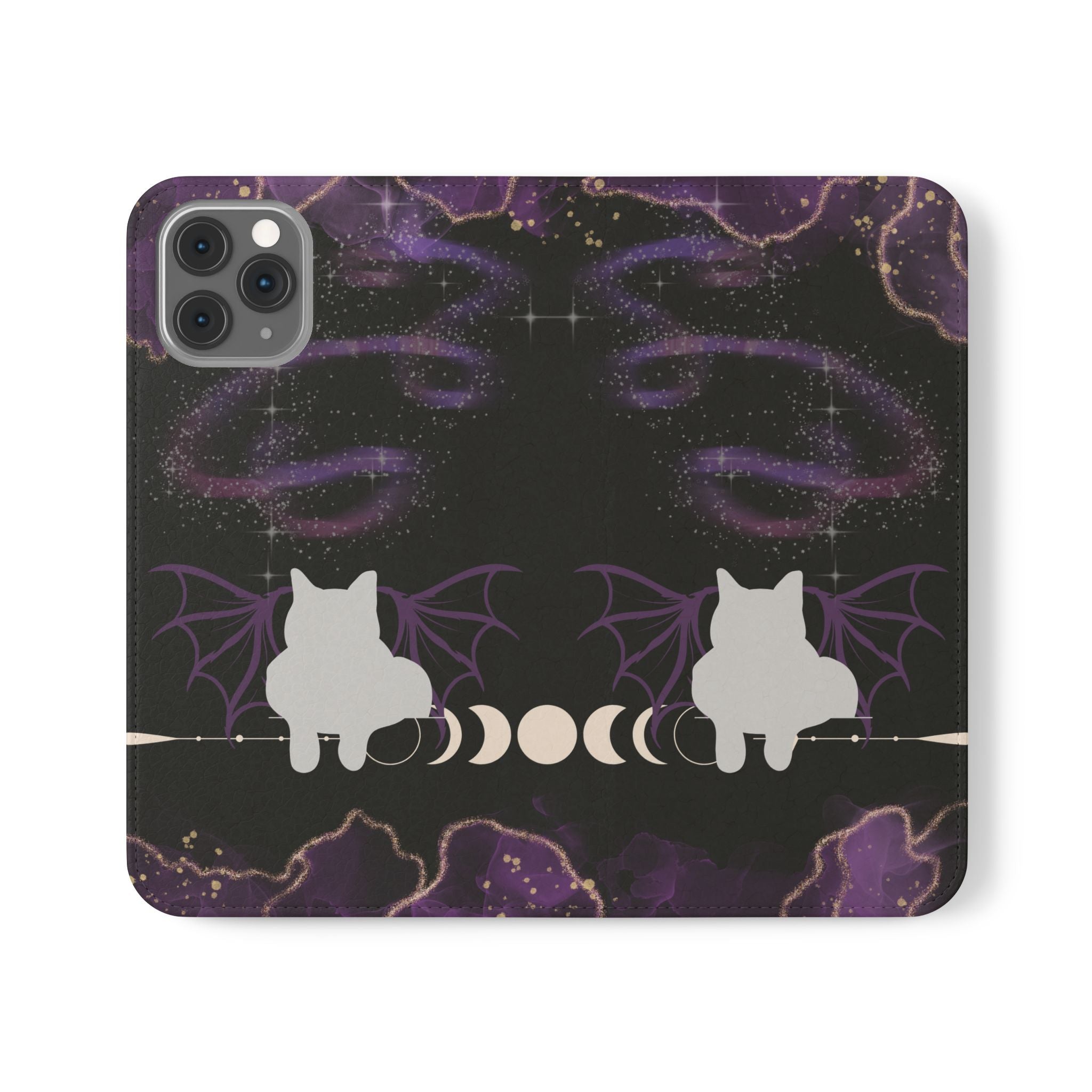 Copy of Goth Botanical Flip Wallet Case for iPhone and Samsung Galaxy Phones
