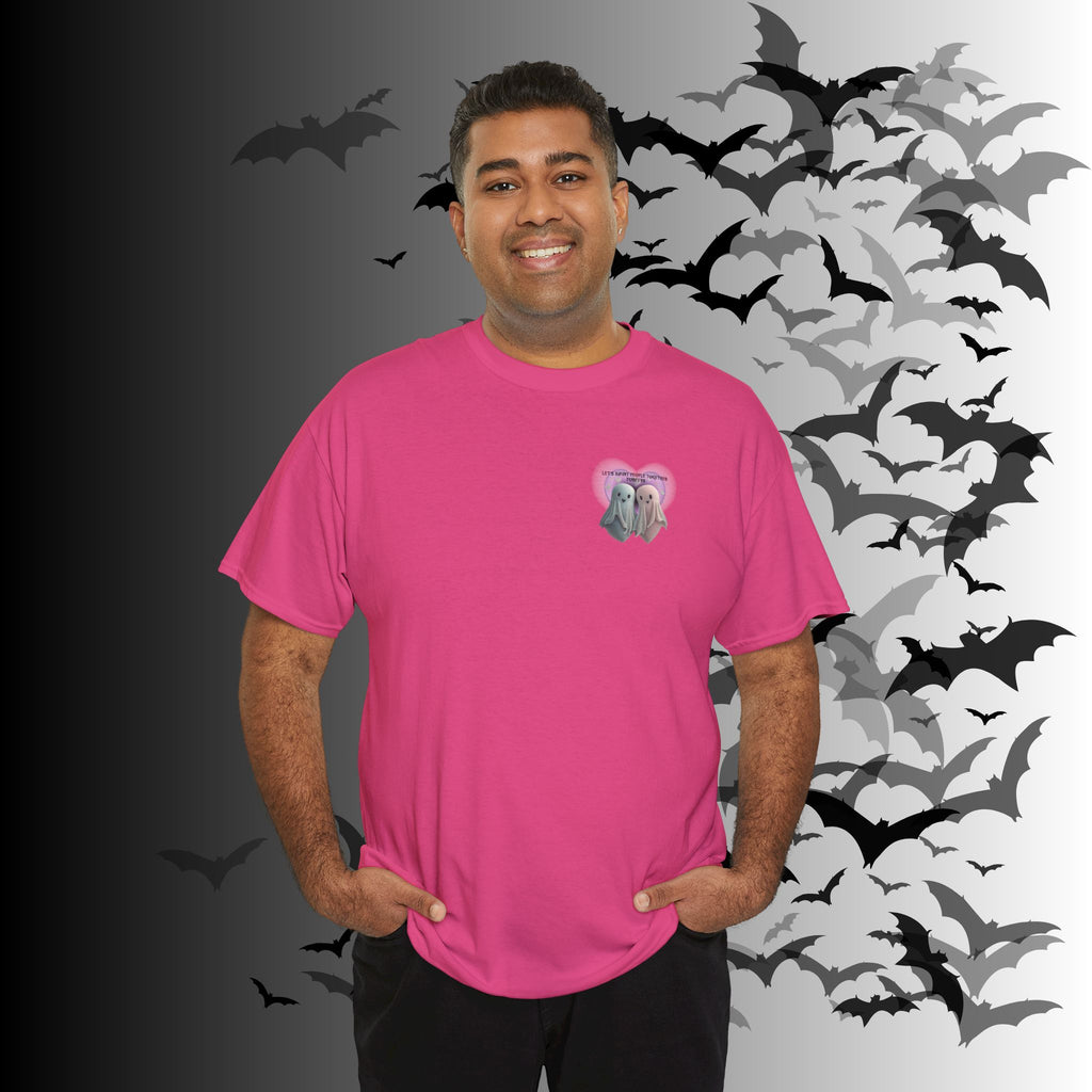 "Let's Haunt People Together Forever" Ghost Couples T-Shirt — Matching Halloween Tee