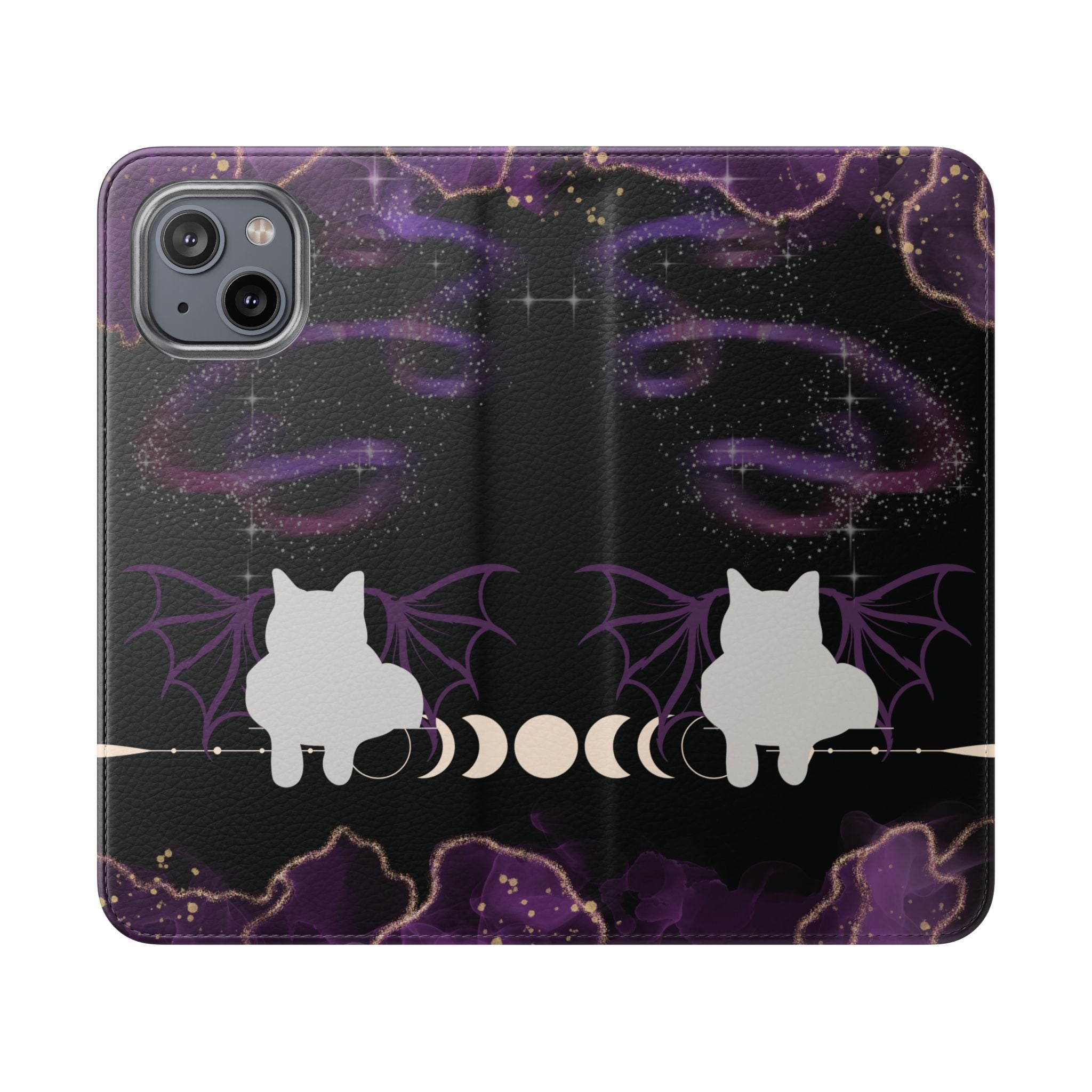 Copy of Goth Botanical Flip Wallet Case for iPhone and Samsung Galaxy Phones