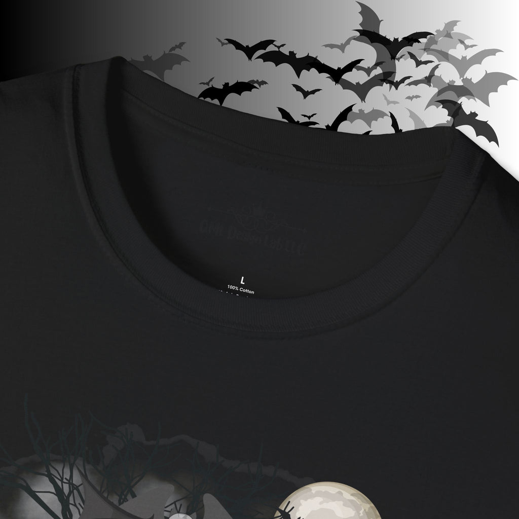 "Here Lies My Last F*ck" Gothic Gravestone T-Shirt — Spooky Humor Tee