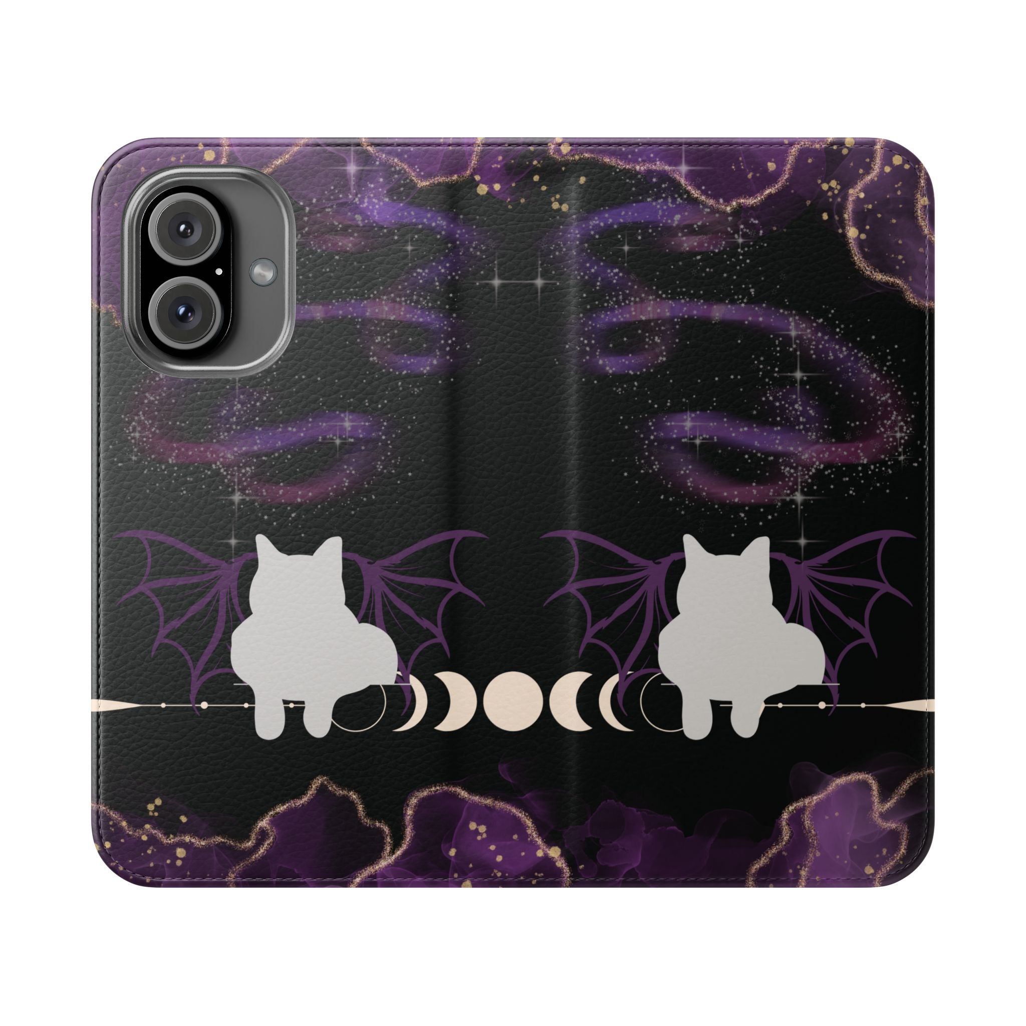 Copy of Goth Botanical Flip Wallet Case for iPhone and Samsung Galaxy Phones