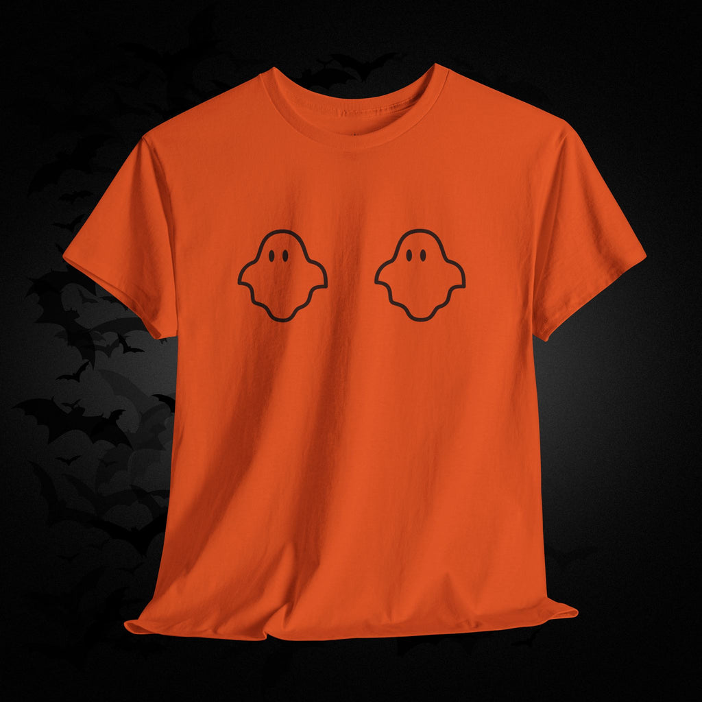 "Boo-bies" Ghost Pun Halloween T-Shirt — Funny Spooky Season Tee