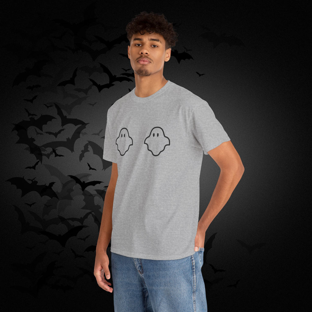 "Boo-bies" Ghost Pun Halloween T-Shirt — Funny Spooky Season Tee