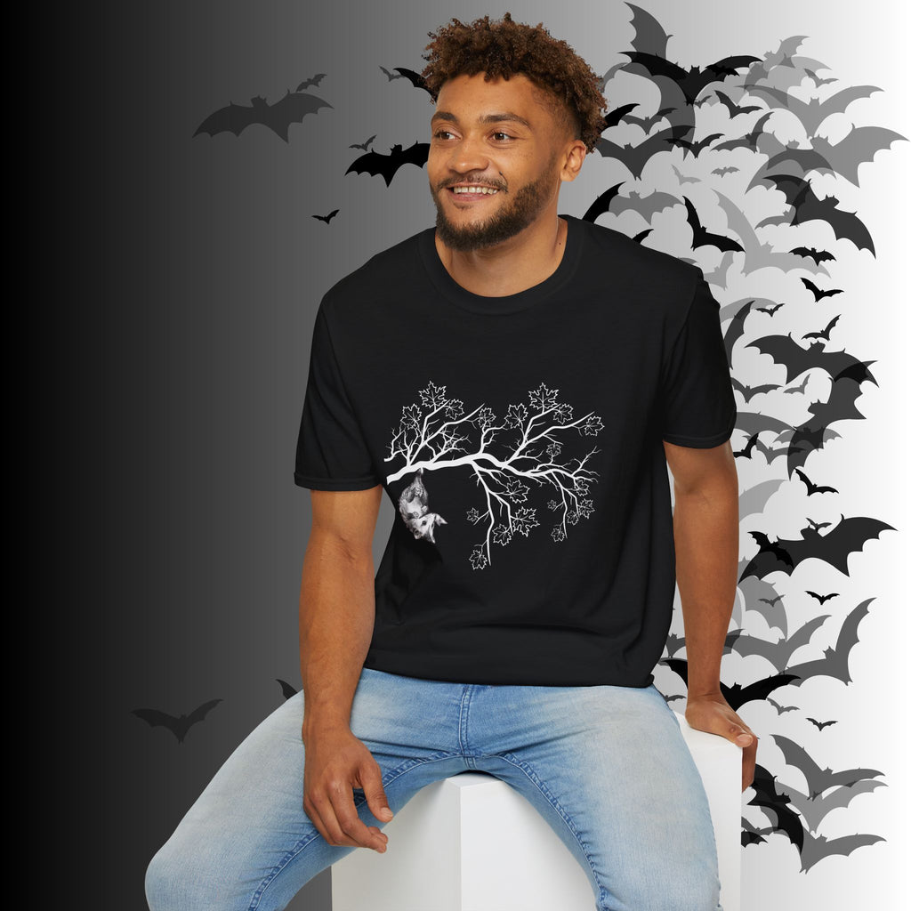 Gothic Hanging Possum T-Shirt — Cute Dark Academia Nature Tee