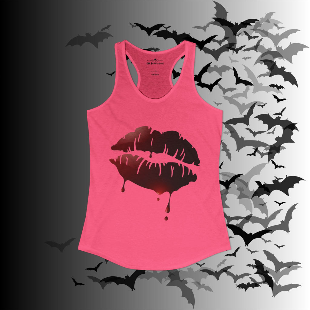 Goth Bloody Kiss Tank Top
