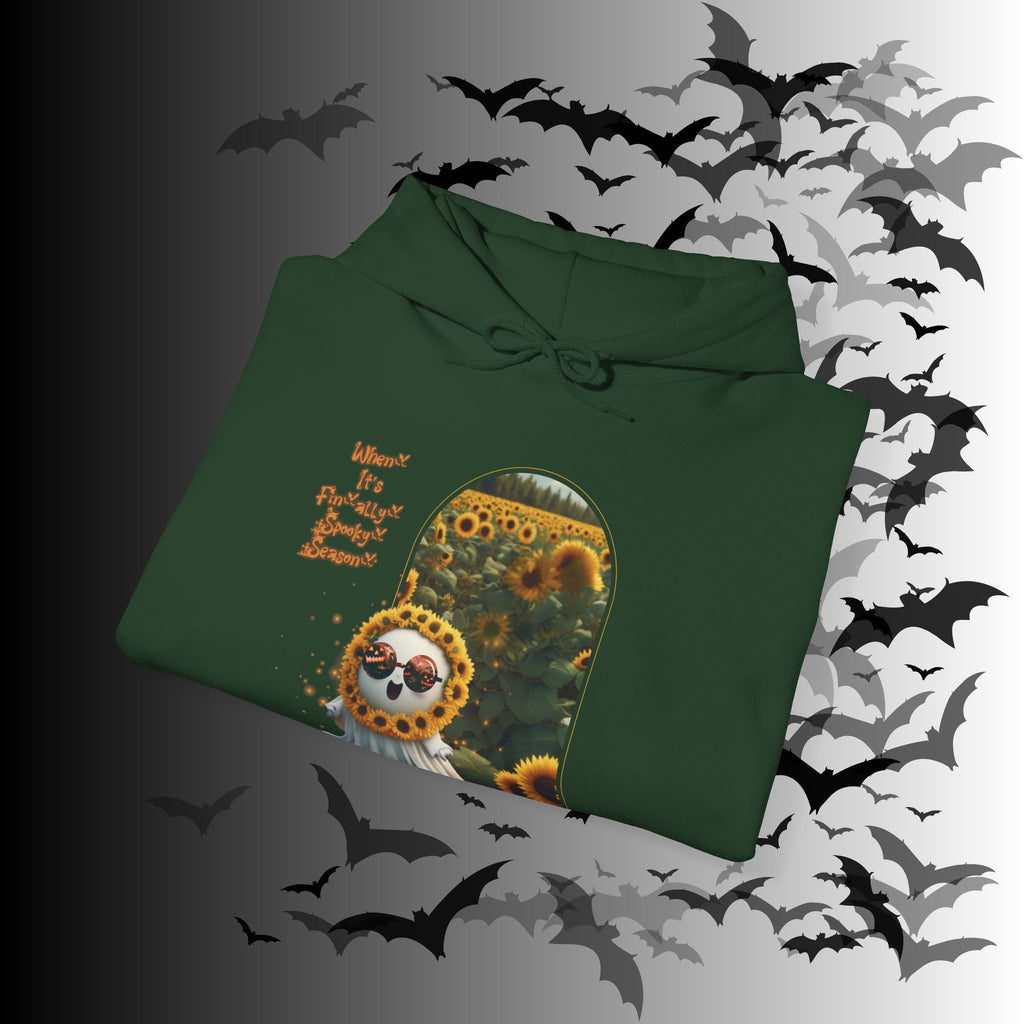 Summerween Ghost Hoodie — When It's Finally Spooky Season Pullover