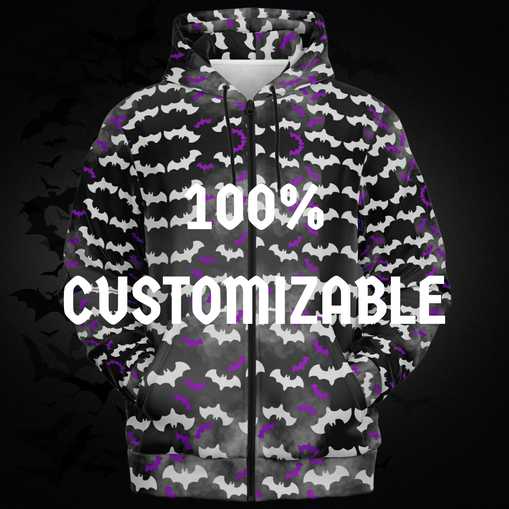 Custom All Over Print Hoodie | Fully Personalized Unisex Pullover