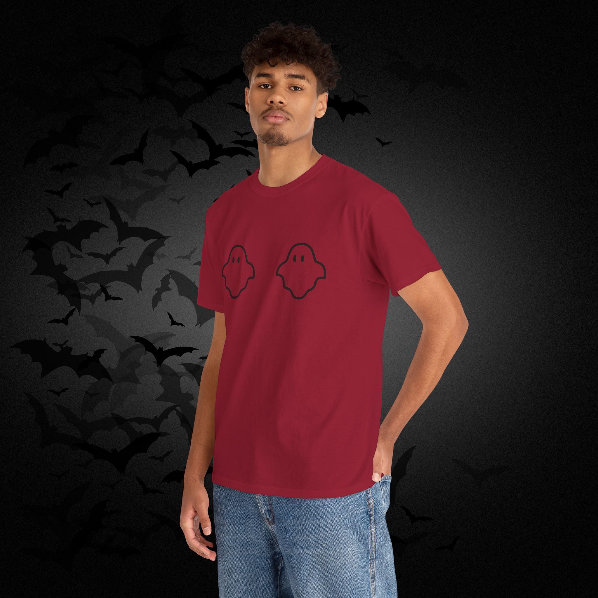 "Boo-bies" Ghost Pun Halloween T-Shirt — Funny Spooky Season Tee