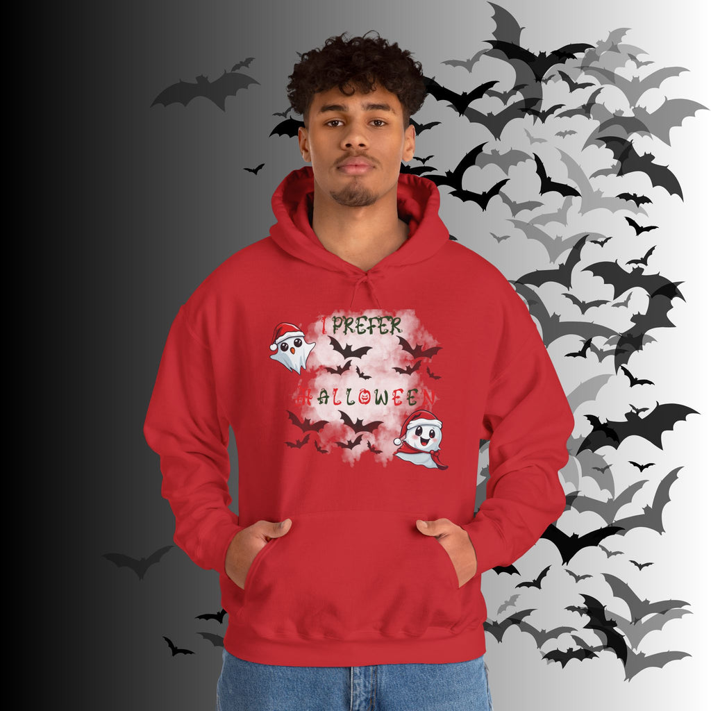 I Prefer Halloween Ghost Hoodie — Kawaii Gothic Christmas