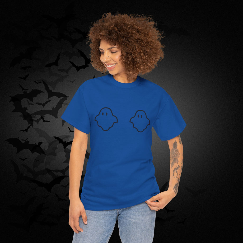 "Boo-bies" Ghost Pun Halloween T-Shirt — Funny Spooky Season Tee