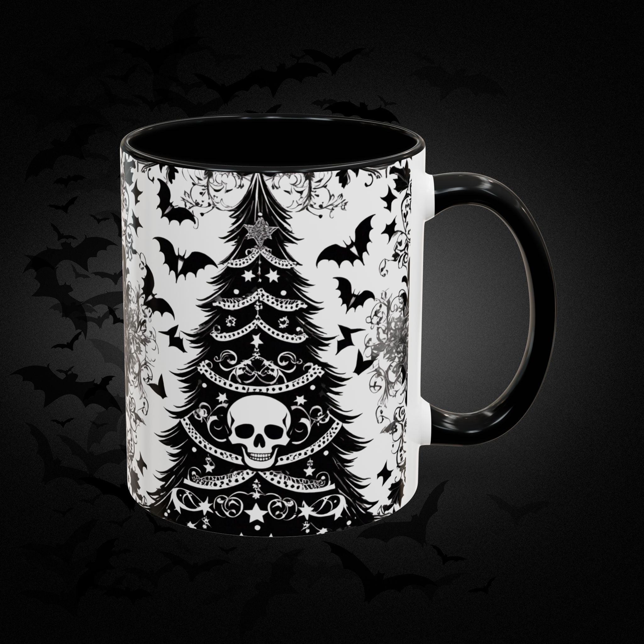 Merry Creepmas Gothic Coffee Mug – Spooky Christmas Gift