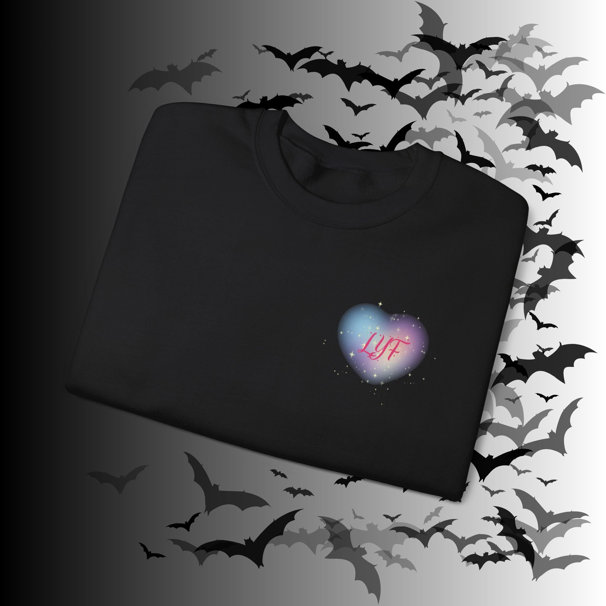 Love You Forever Skeleton Crewneck Sweatshirt — Gothic Valentine's Couples