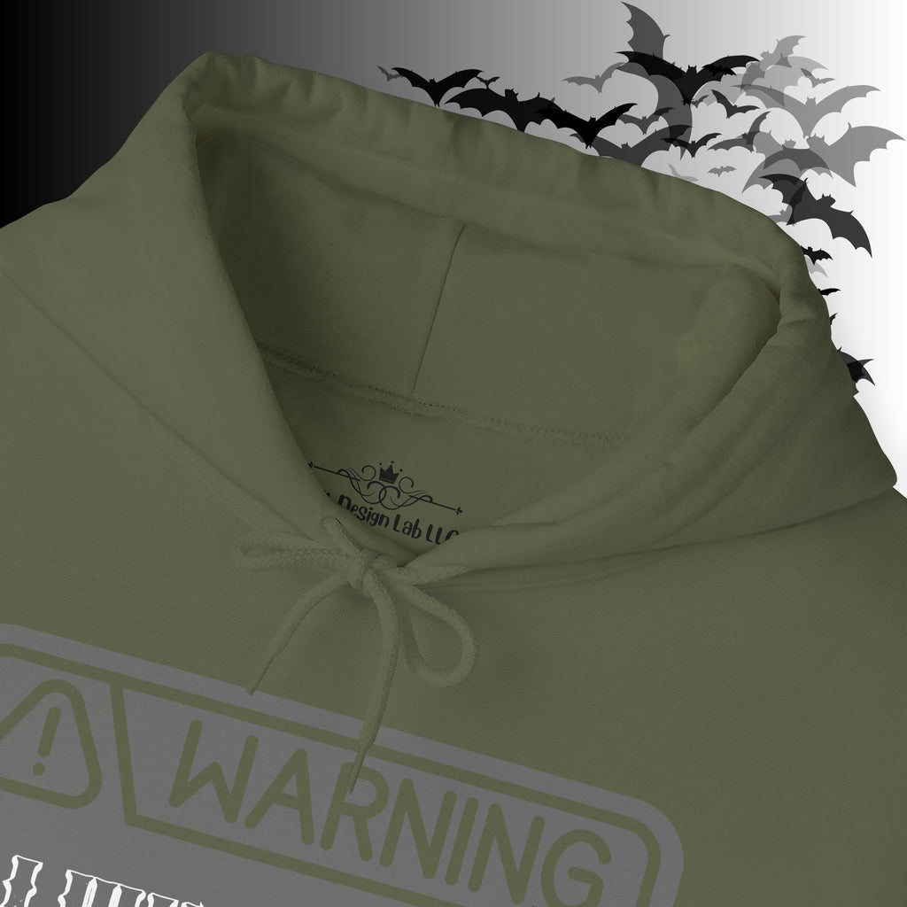 Warning I Will Hurt Your Feelings Hoodie — Funny Gothic Attitude Pullover