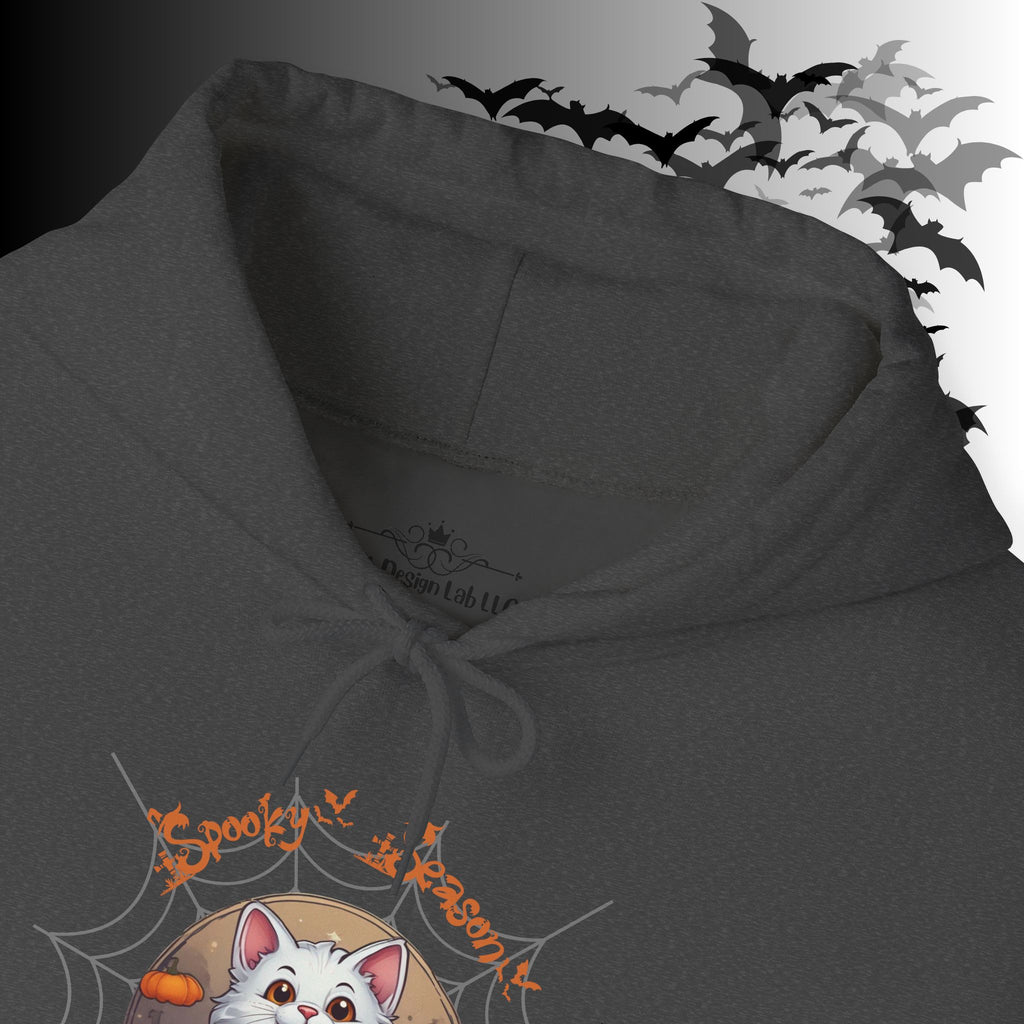Spooky Season Cat Hoodie — Kawaii Halloween Pumpkin Pullover