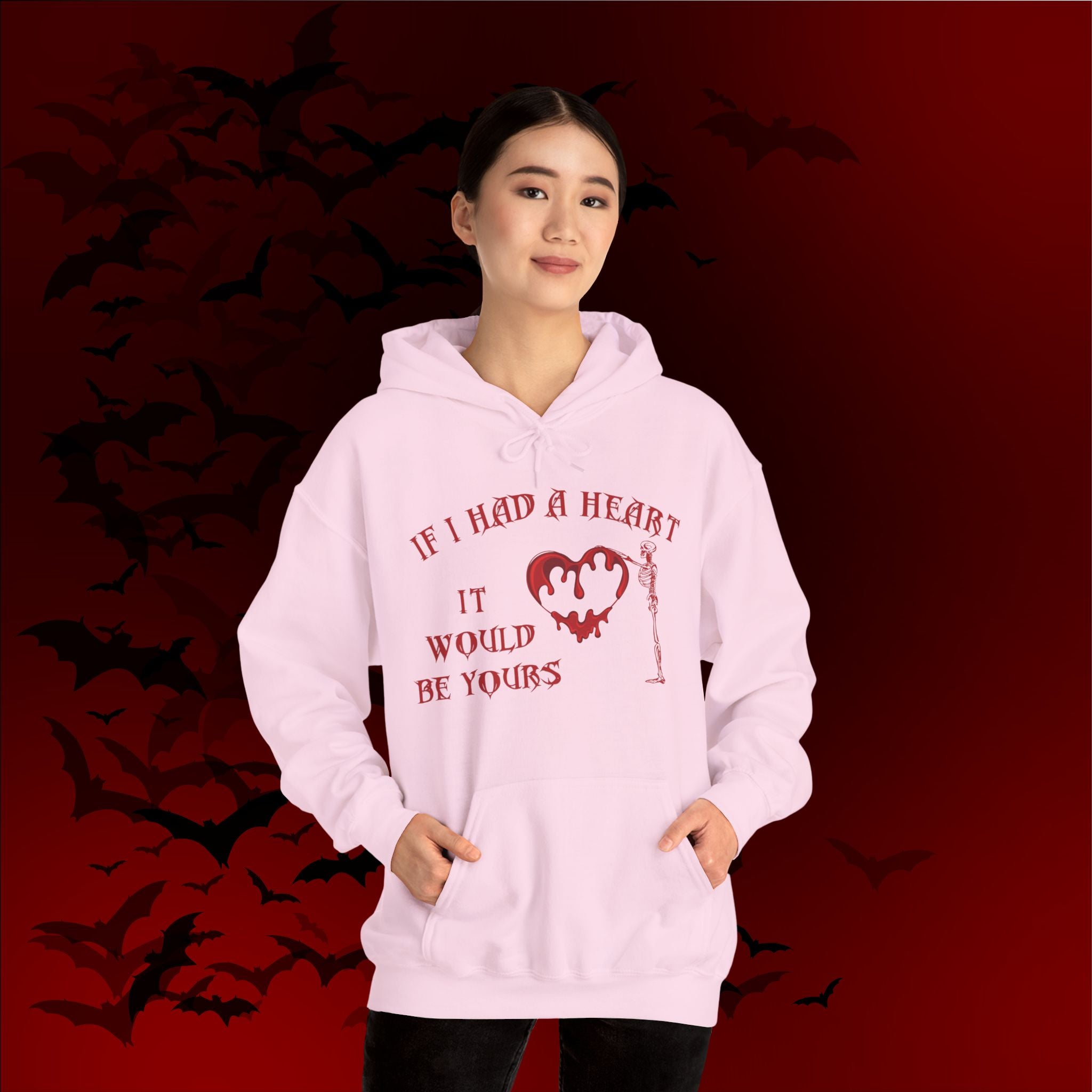 If I Had a Heart It Would Be Yours Hoodie — Gothic Valentine's Day Pullover