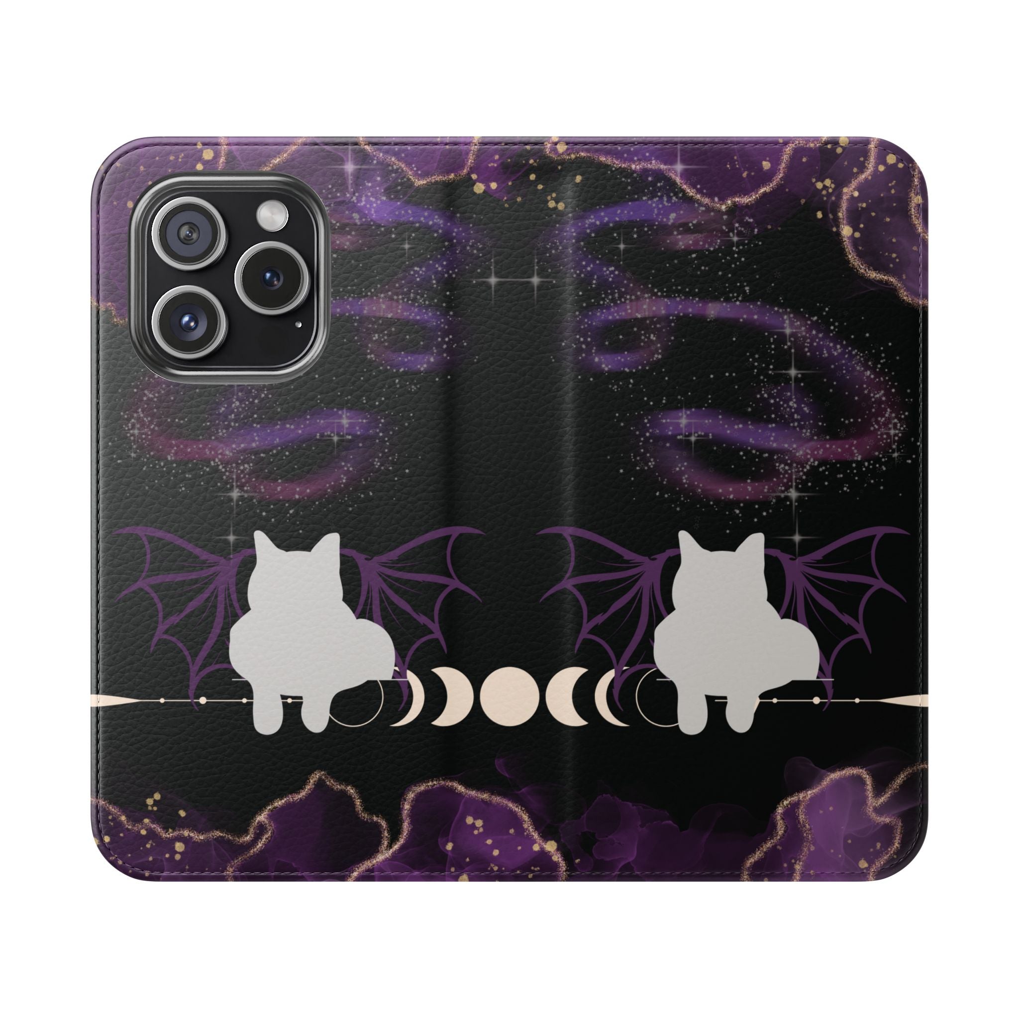 Copy of Goth Botanical Flip Wallet Case for iPhone and Samsung Galaxy Phones