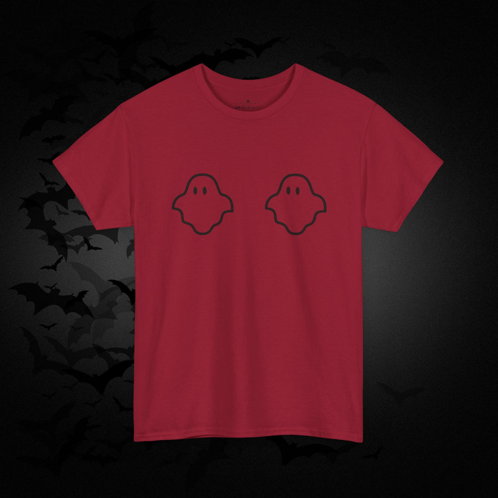 "Boo-bies" Ghost Pun Halloween T-Shirt — Funny Spooky Season Tee