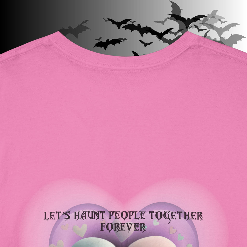 "Let's Haunt People Together Forever" Ghost Couples T-Shirt — Matching Halloween Tee