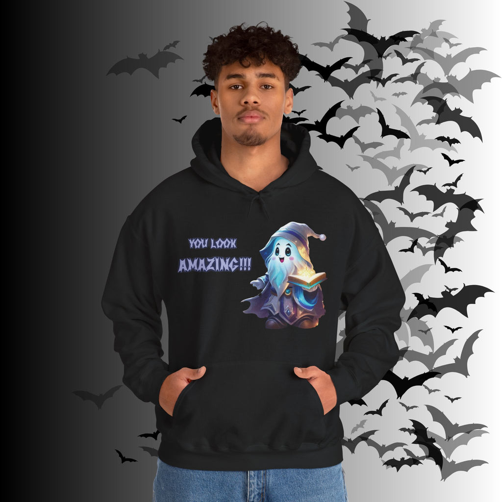 You Look Amazing Wizard Ghost Hoodie — Kawaii Witchy Pullover
