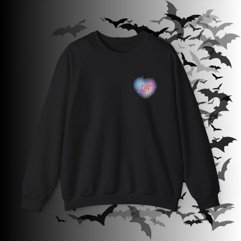 Love You Forever Skeleton Crewneck Sweatshirt — Gothic Valentine's Couples